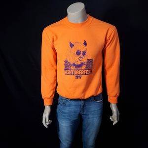 Bright Orange Crew Neck